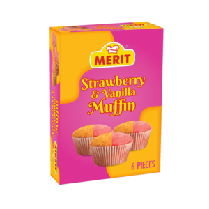 MERIT Strawberry & Vanilla Muffin Pack